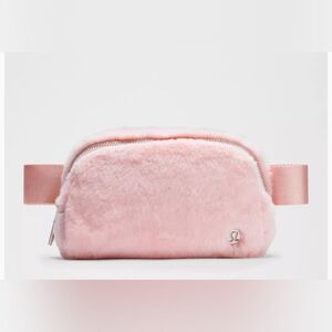 Lululemon Strawberry Pink Everywhere Belt Bag Plush Fleece